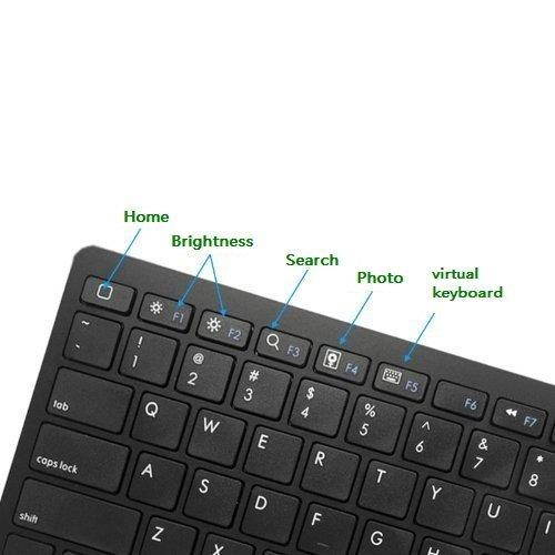 SPARIN iPad Bluetooth Wireless Keyboard for iPad Pro 9.7/ 12.9/ 10.5, New iPad 9.7, iPad Air/ Air 2, iPad Mini 4/ 3/ 2/ 1, iPhone 8/ 8 Plus/ 7 Plus/ 7/ 6s Plus /6s, etc, for Apple, Black