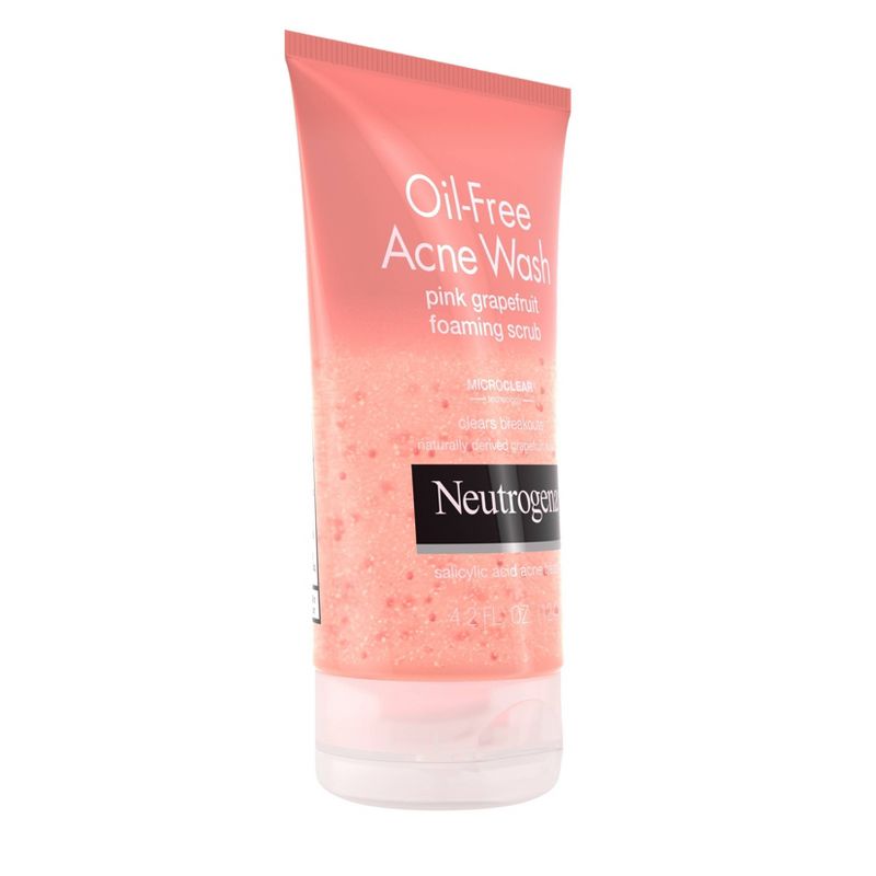 Neutrogena Oil-Free Acne Wash Pink Grapefruit Foaming Scrub - 4.2 fl oz