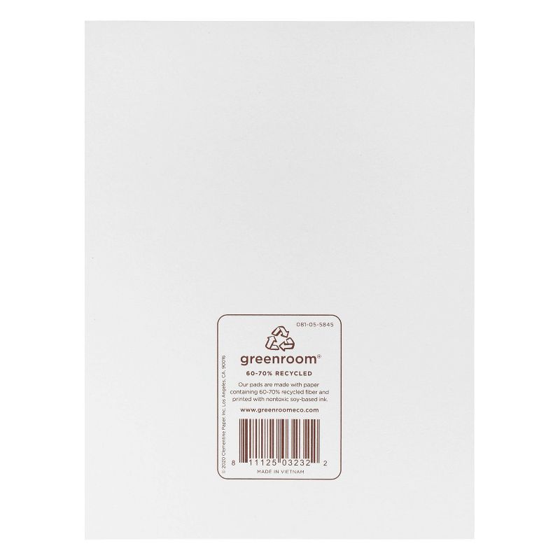 6" x 8" Great Things Are Happening 120pg Desk Pad Pastel - greenroom