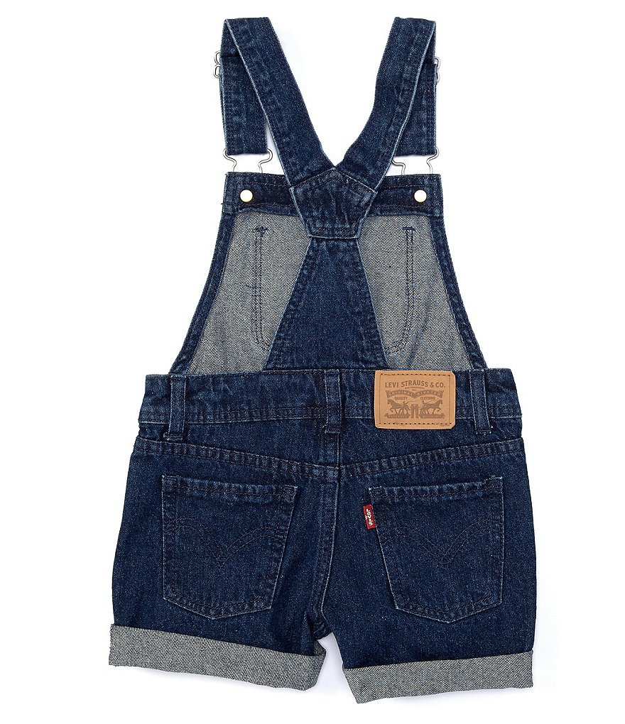 Levi's&reg; Little Girls 2T-6X Logo Denim Shortall