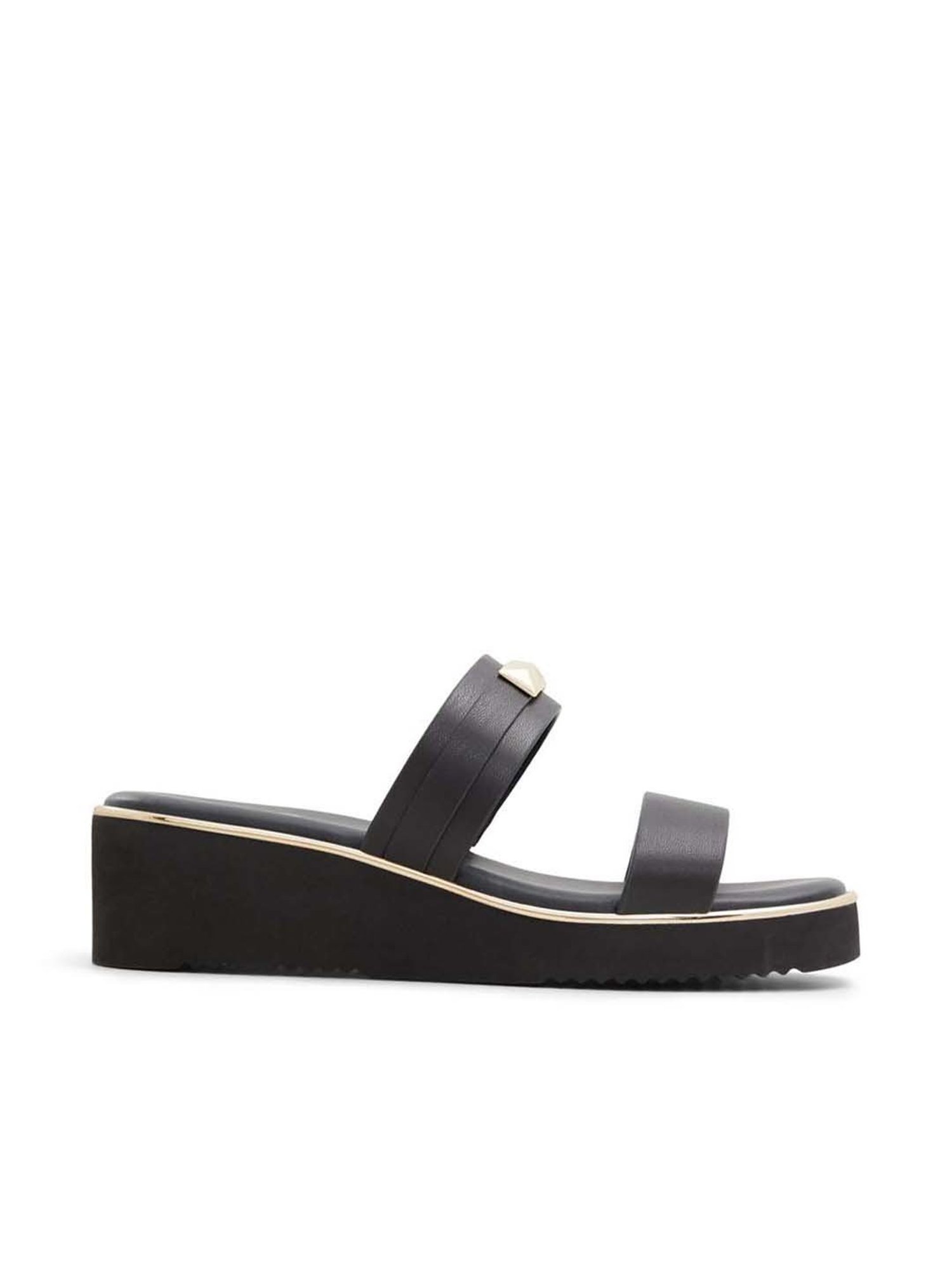 Aldo Women's Fourth Black Casual Wedges