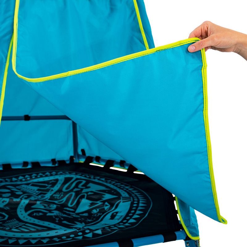 TP Toys Explorer 2 Climbing Set Jungle Gym with Platform and Tent - Blue