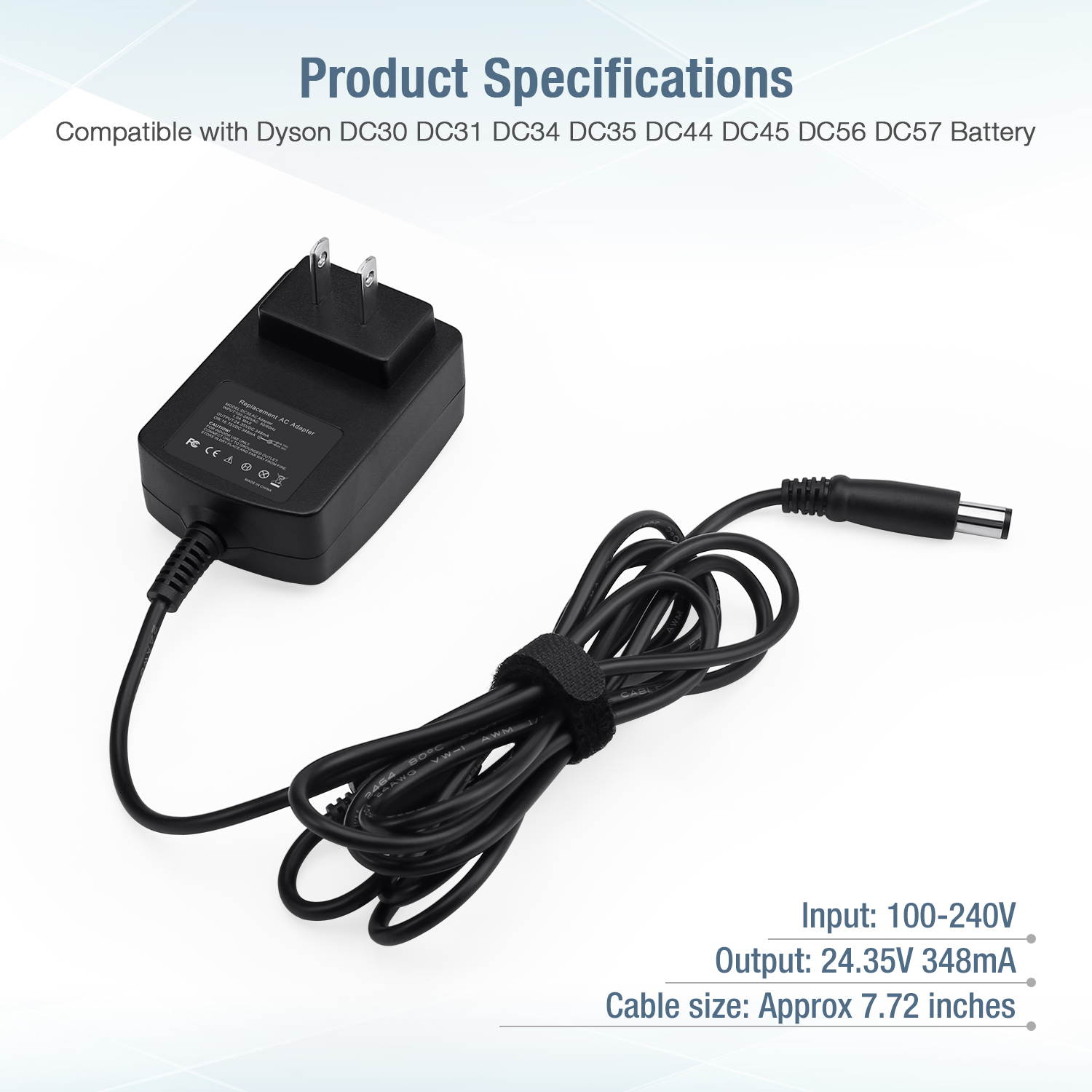 AC Battery Charger Adapter For Dyson DC31 DC34 DC35 DC30 DC44 DC45 DC56 DC57 US