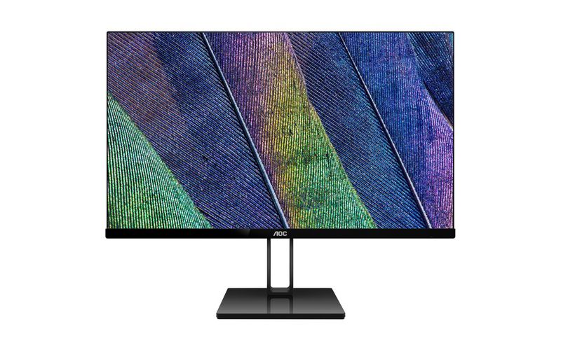 AOC 24V2H 23.8" Full HD WLED Gaming LCD Monitor - 16:9 - Black - 1920 x 1080 - 16.7 Million Colors - FreeSync - 250 Nit - 5 ms - HDMI - VGA