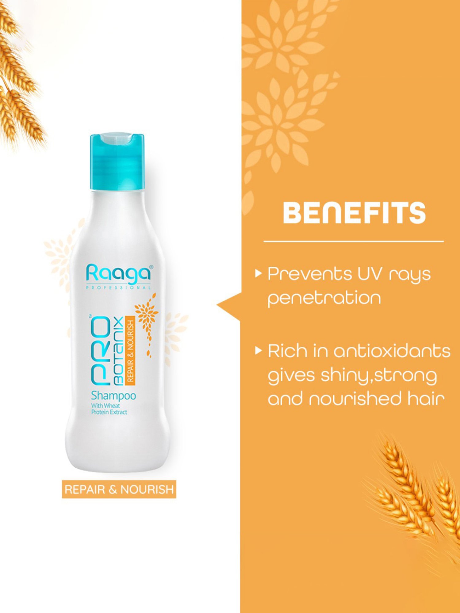 Raaga Professional Pro Botanix Repair & Nourish Shampoo - 200 ml