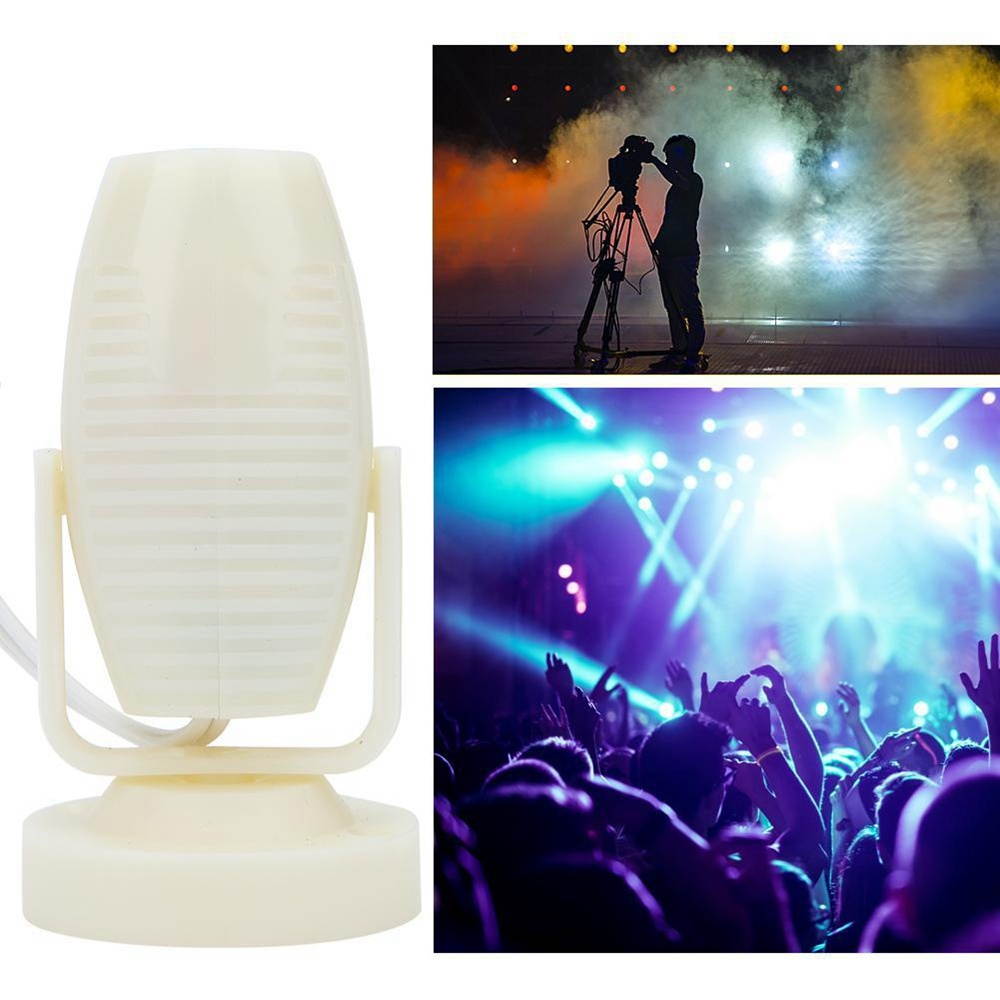 1W RGB LED Colorful Stage Lamp White Shell Spot Light for Disco KTV Party AC110-220V  Warm White