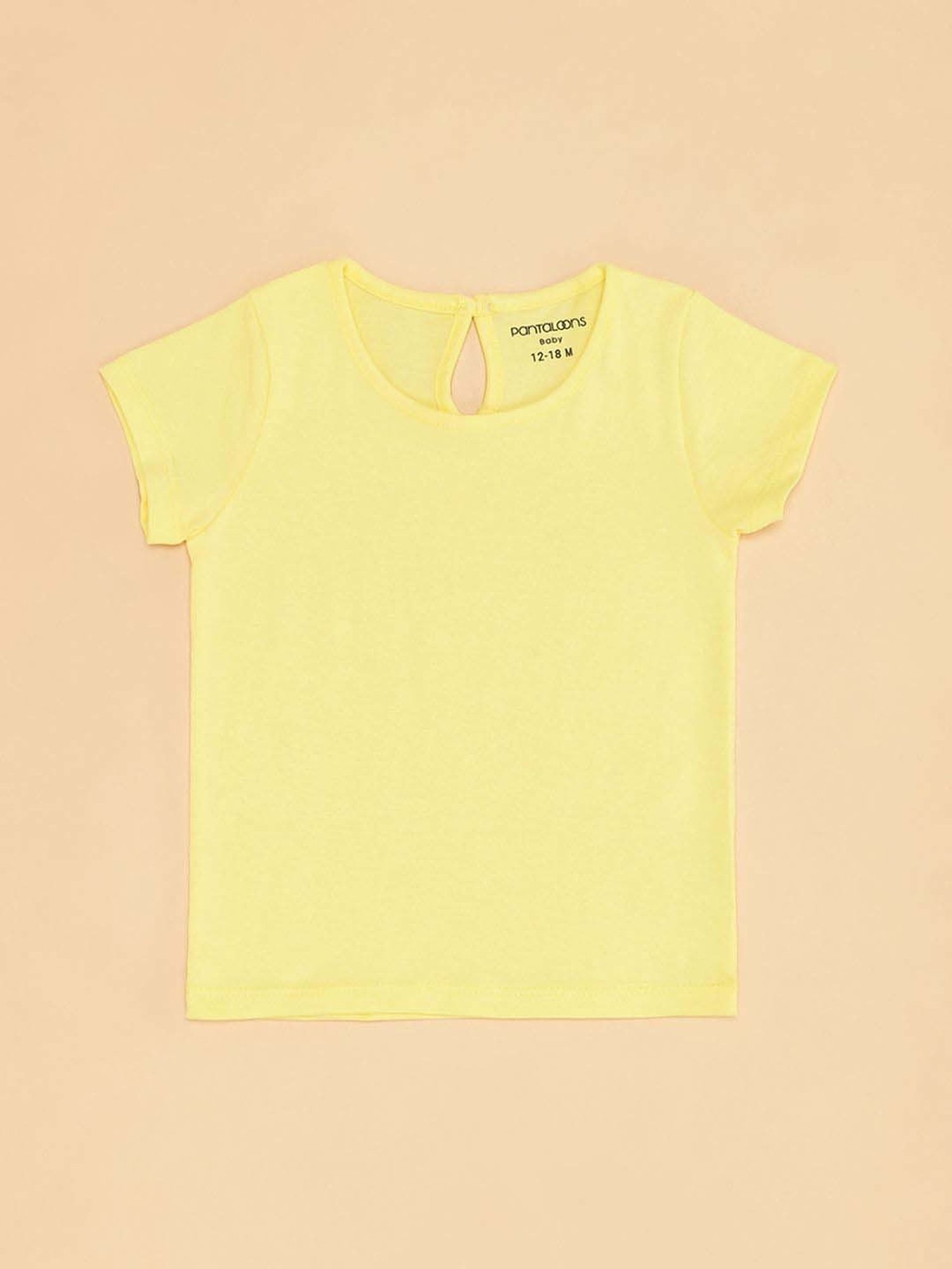 Mothercare Kids White & Yellow Cotton Printed Top Set