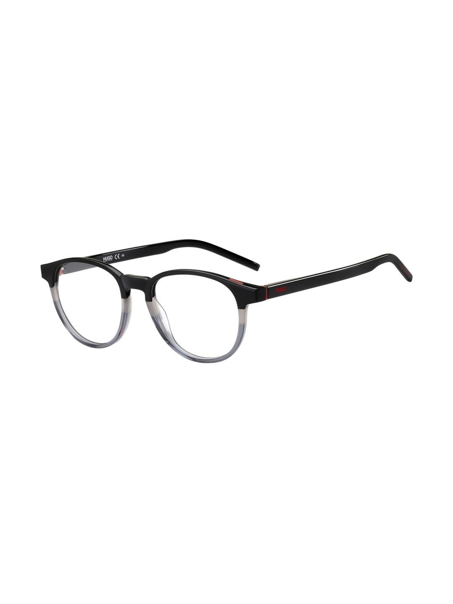 HUGO Black Oval Eye Frames for Men