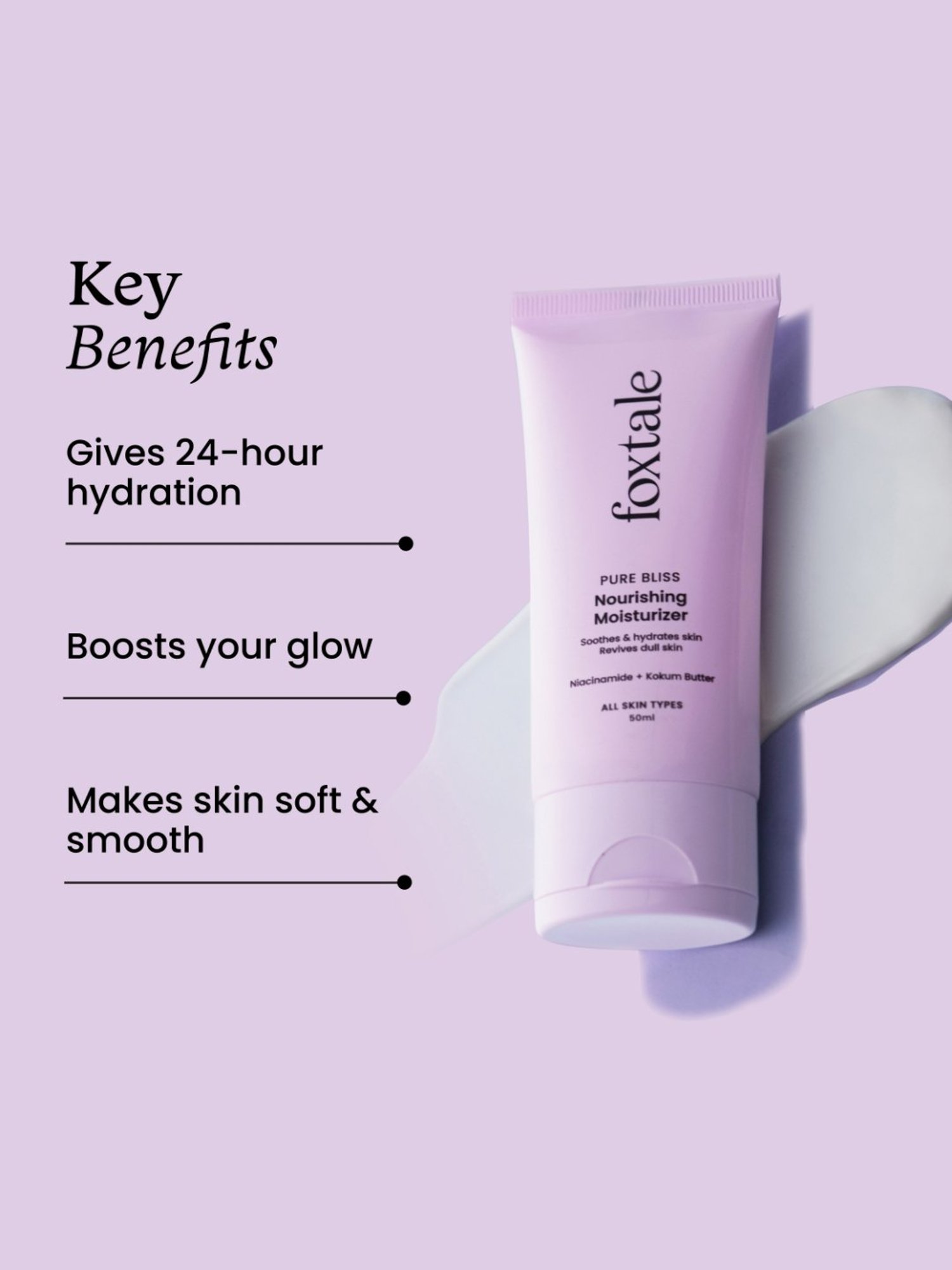 Essentials By Foxtale Daily Glow Moisturizer - 50 ml