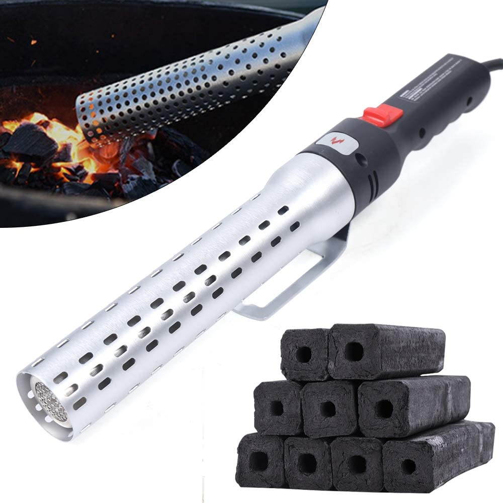 LOYALHEARTDY Outdoor Black Stainless Steel Electric Barbecue Charcoal Firearms Outskirts Field Firearms