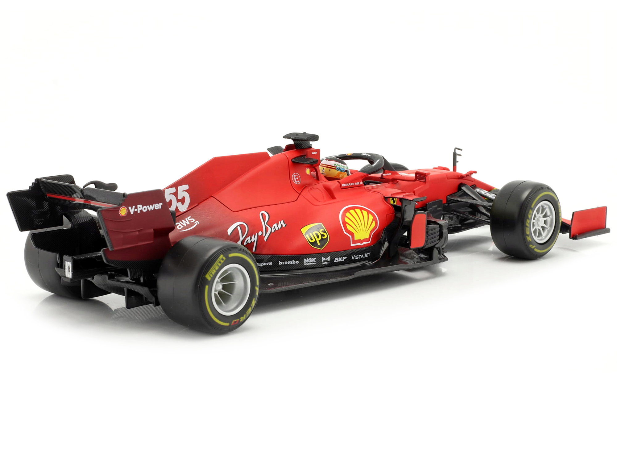 Ferrari 150 Italia #6 Felipe Massa F1 Formula One (2011) 1/18 Diecast Model Car by Hot Wheels