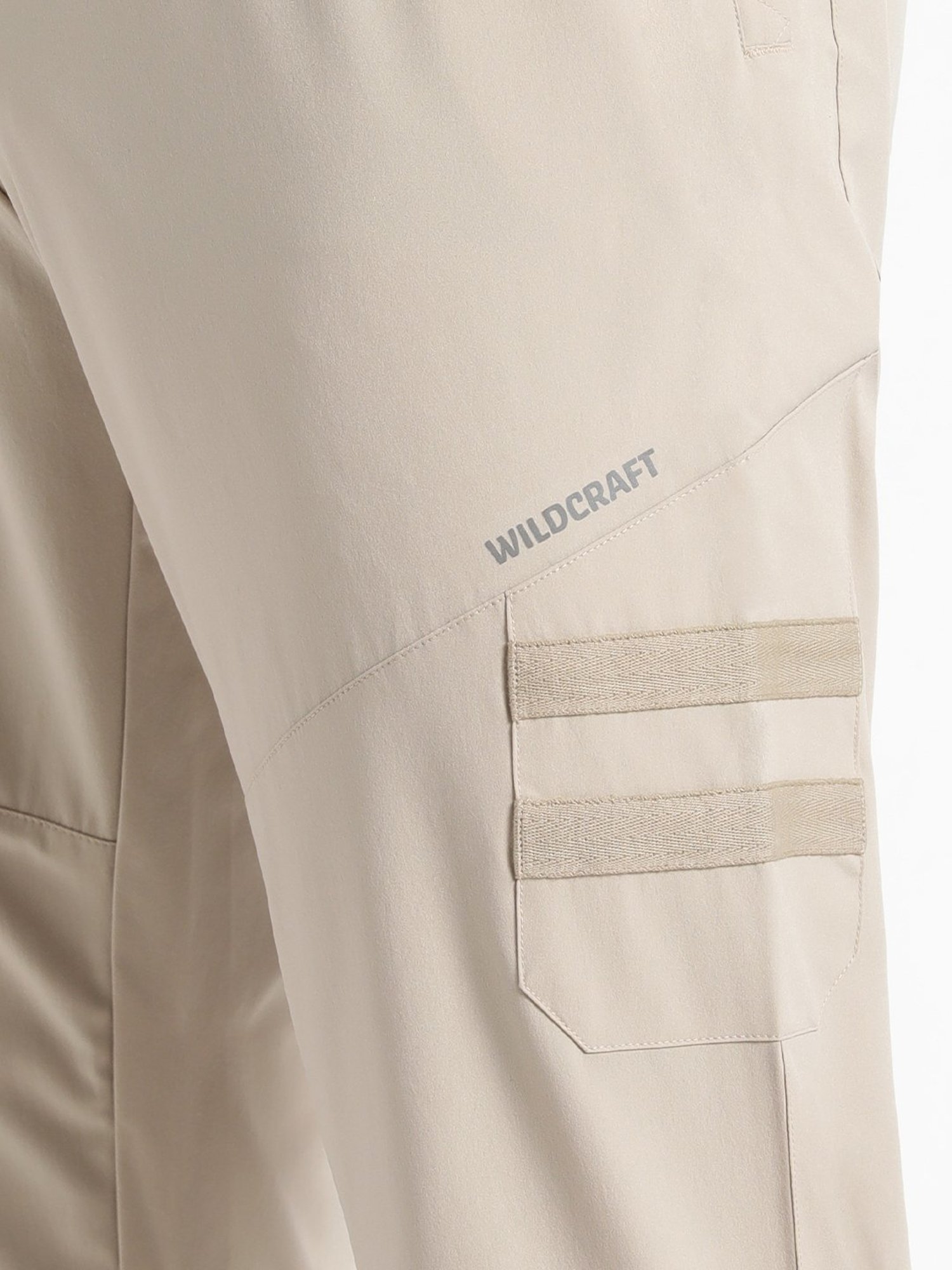 Wildcraft Khaki Regular Fit Printed Trackpants