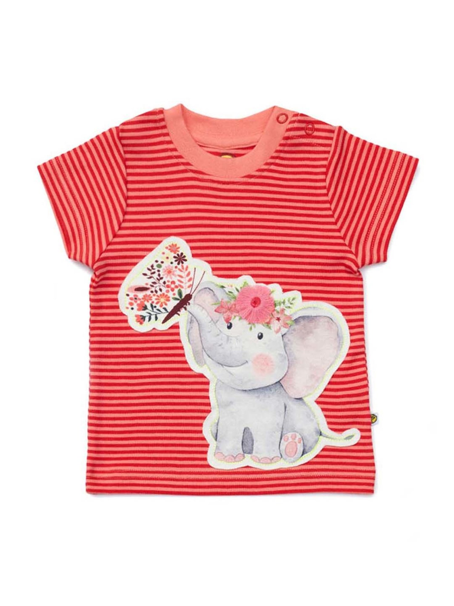 Pranava Kids Purple & Red Printed T-Shirt (Pack of 2)