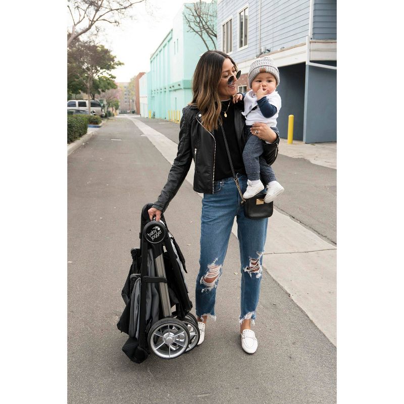 Cybex Eezy S+2 Travel System with Aton 2 Infant Car Seat - Deep Black