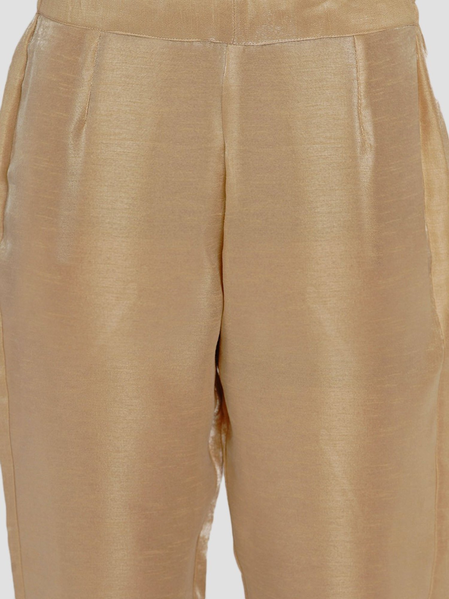 Women Republic Beige Embellished Kurta Pant Set