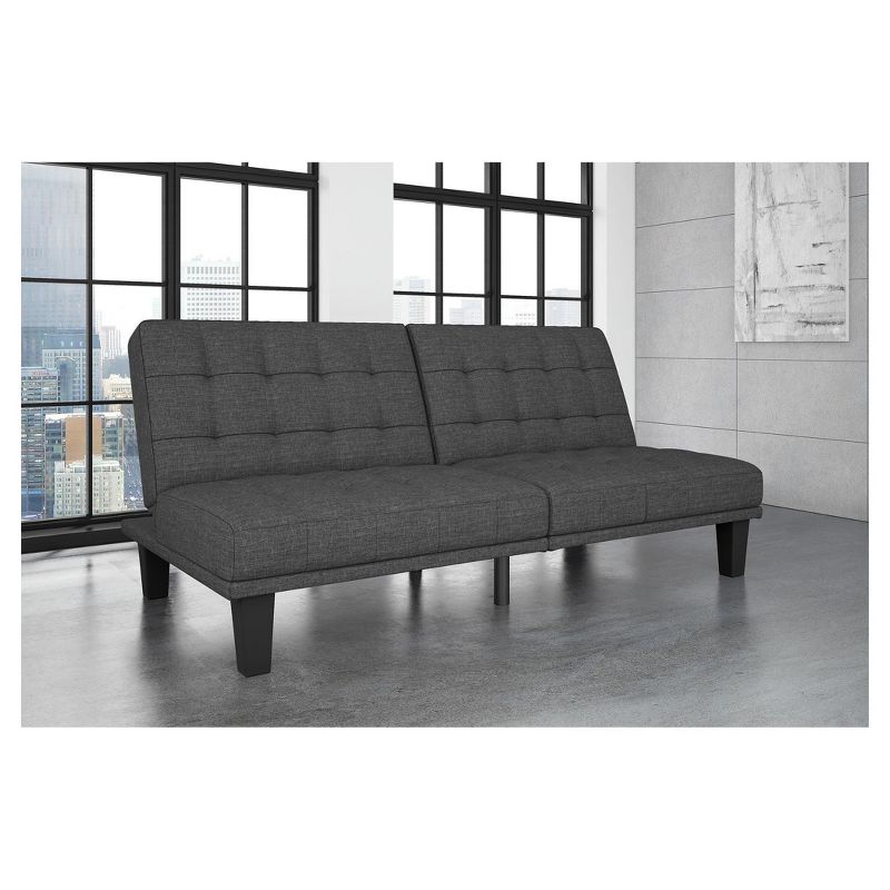 Dexter Futon Lounger Gray - Dorel Home Products