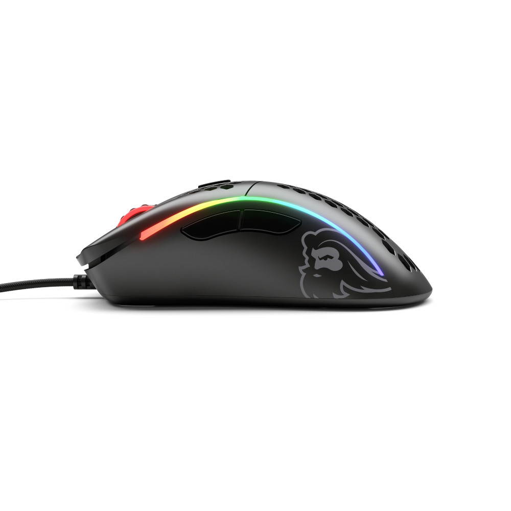 Glorious Model D Matte White Wired Gaming Mouse