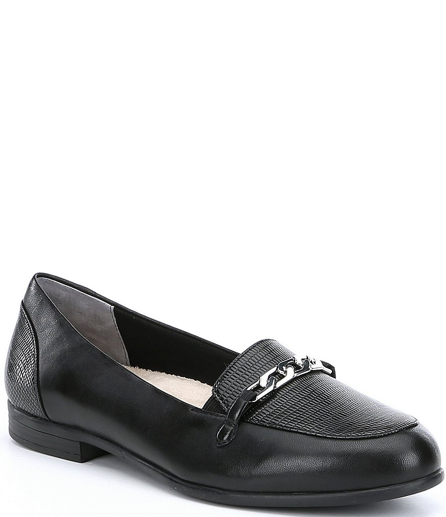 Trotters Anastasia Lizard Print Loafers