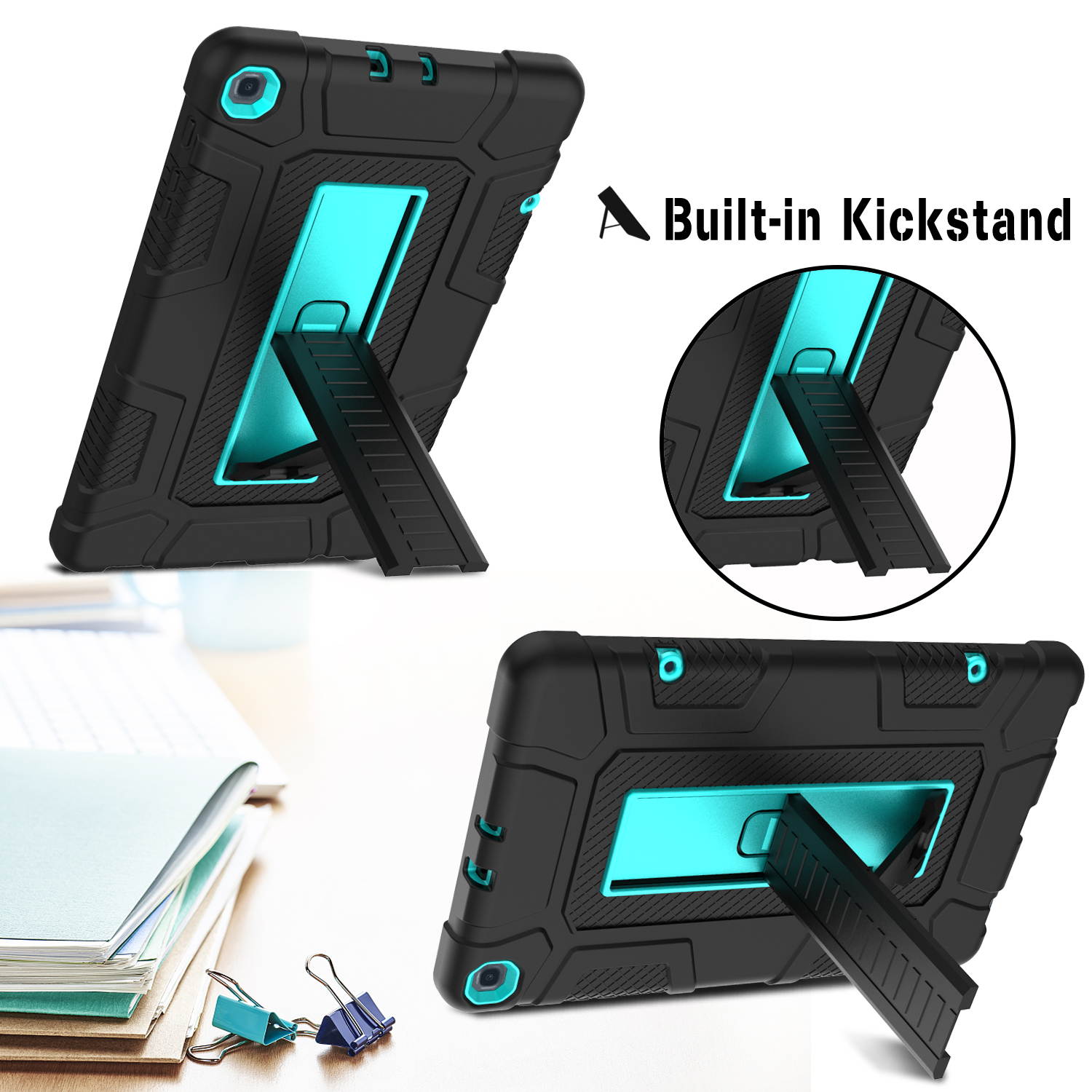 Donwell For Samsung Galaxy Tab A 10.1" 2019 SM-T510 Shockproof Tablet Stand Case Cover