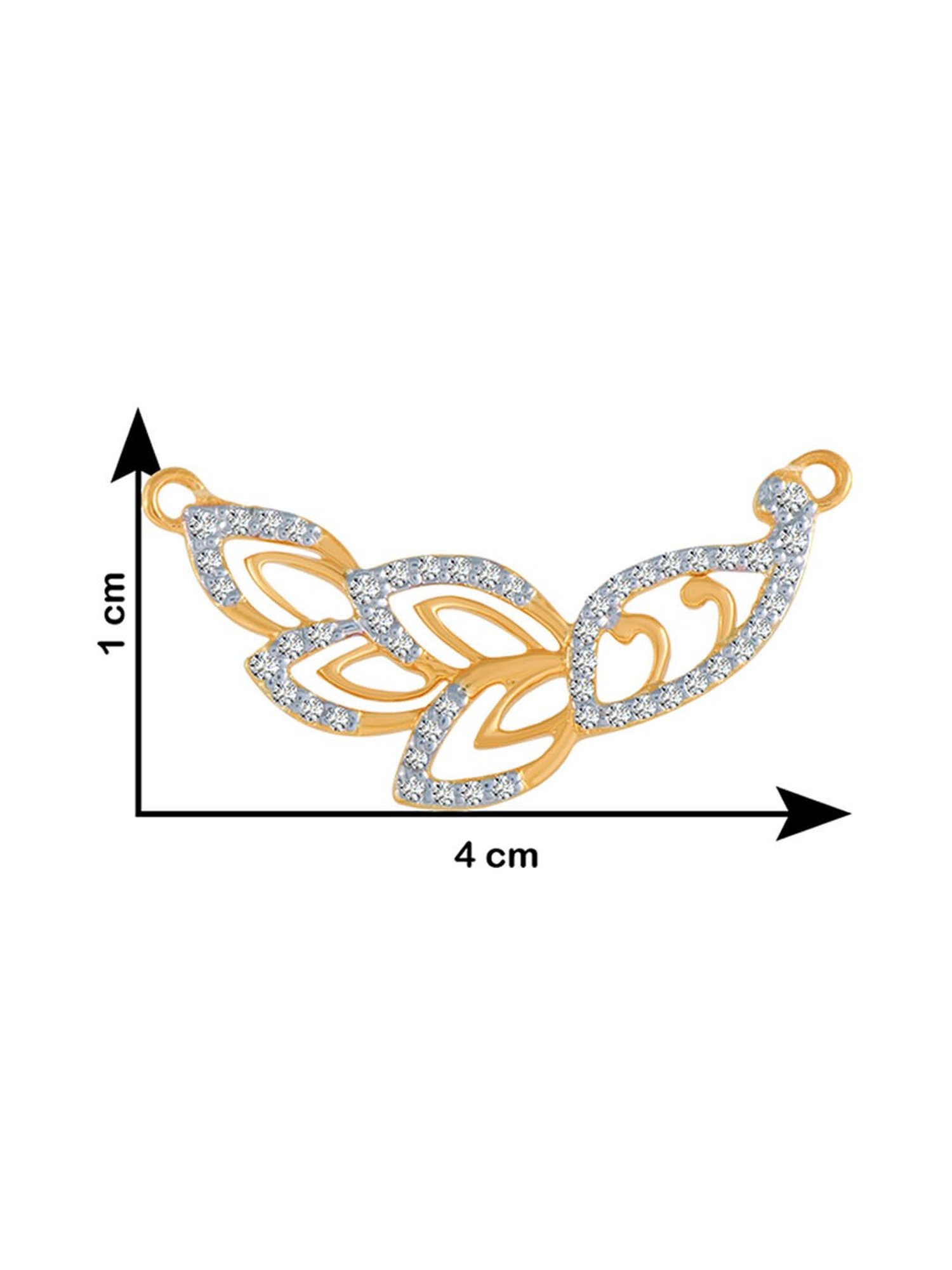 P.C. Chandra Jewellers 18 kt Gold & Diamond Pendant