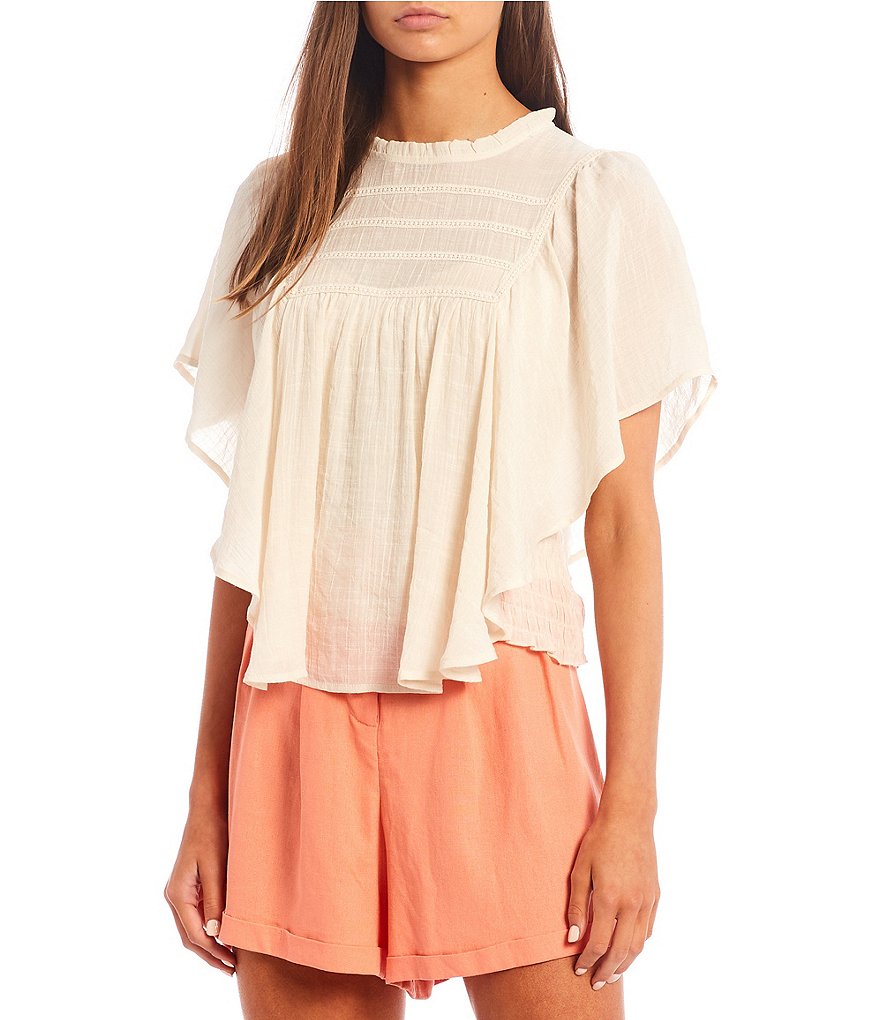 June & Hudson Belted Rolled Shorts