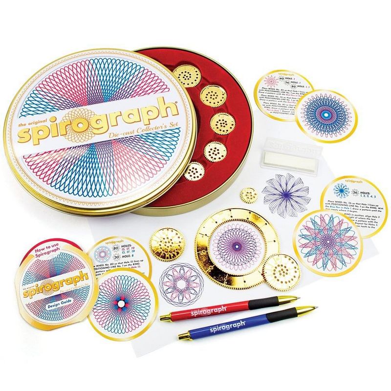Kahootz, LLC Spirograph Diecast Collector's Drawing Set