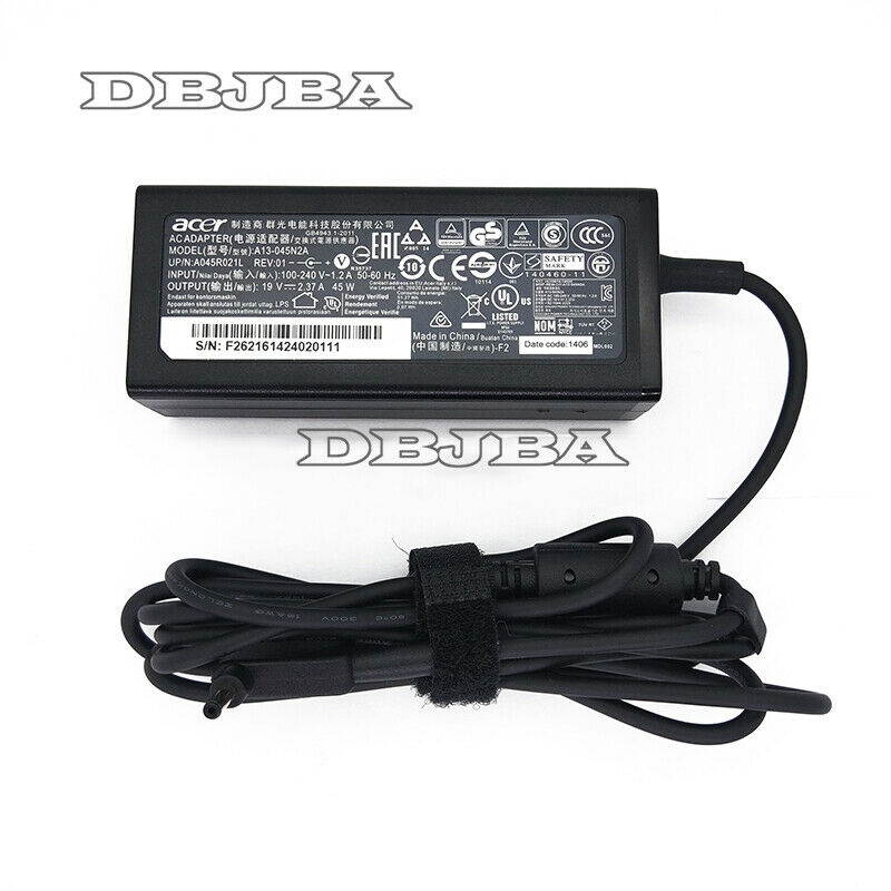 Laptop AC Adapter For Acer Chromebook C720 C720p C740 3.0*1.1mm charger