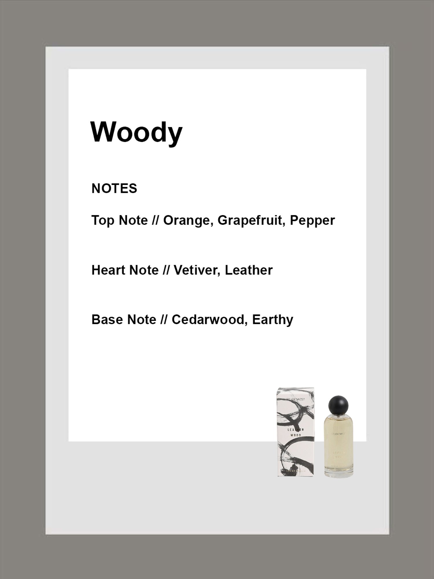 Studiowest Leather Wood Eau de Parfum - 100 ml