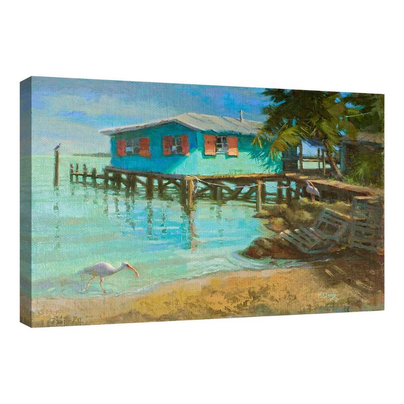 Waterfront By Kathleen Denis Wrapped Unframed Wall Canvas Art - Masterpiece Art Gallery