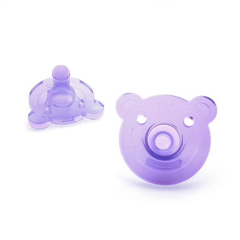 Philips Avent Soothie Shape 0-3m - Pink/Purple - 4pk