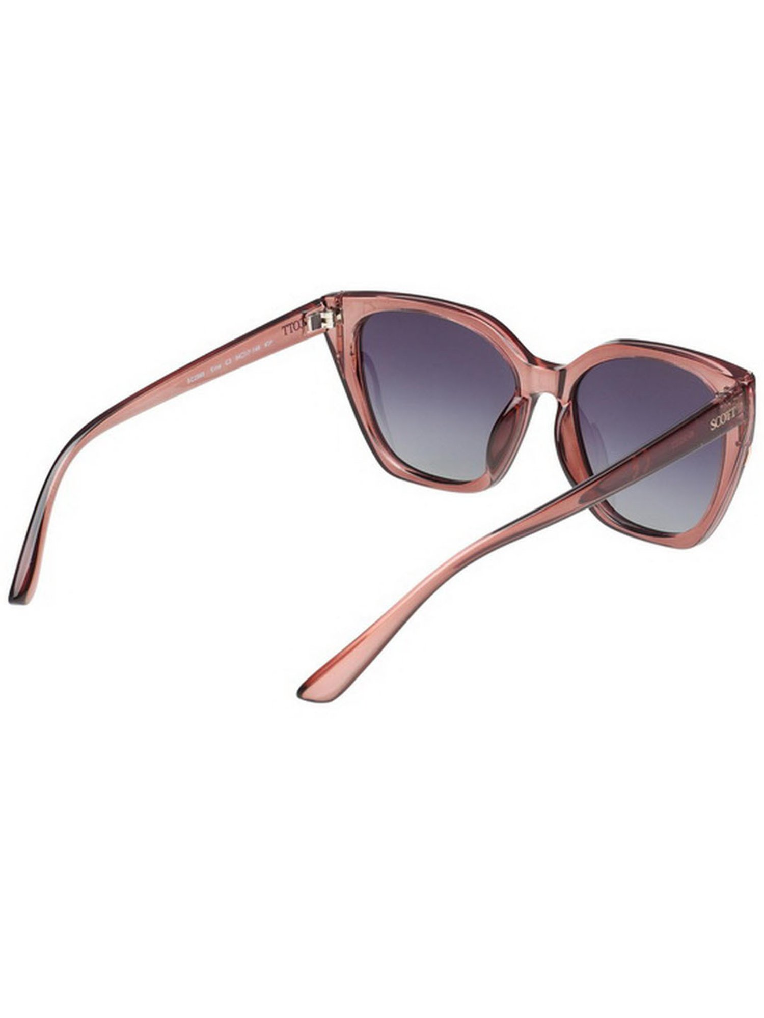 SCOTT Grey Square UV Protection Sunglasses for Women