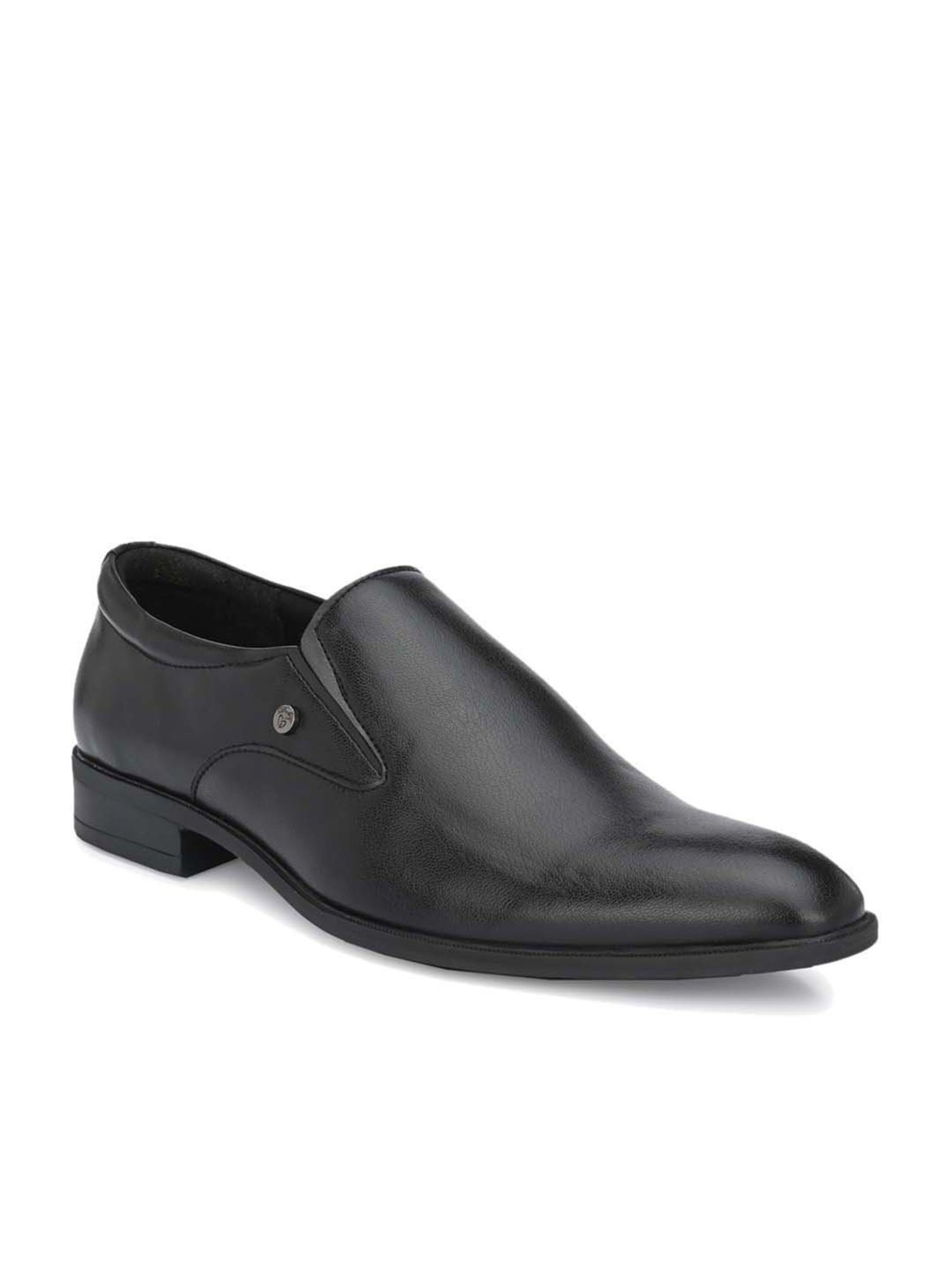 Delize Men's Black Formal Loafers