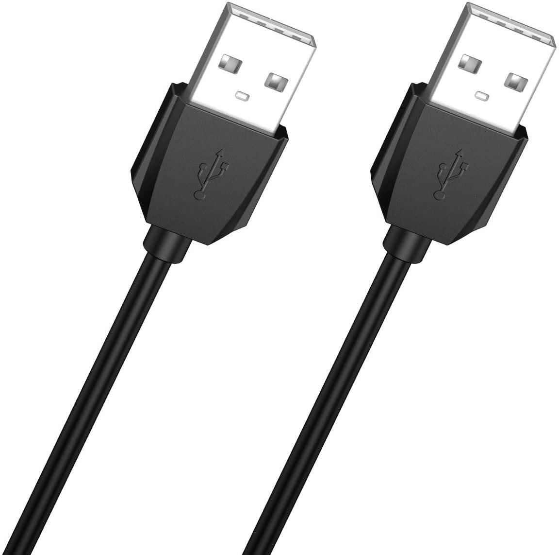 Havit 2-Feet USB 2.0 Type A Male to Type A Male Cable, Black (1pack)