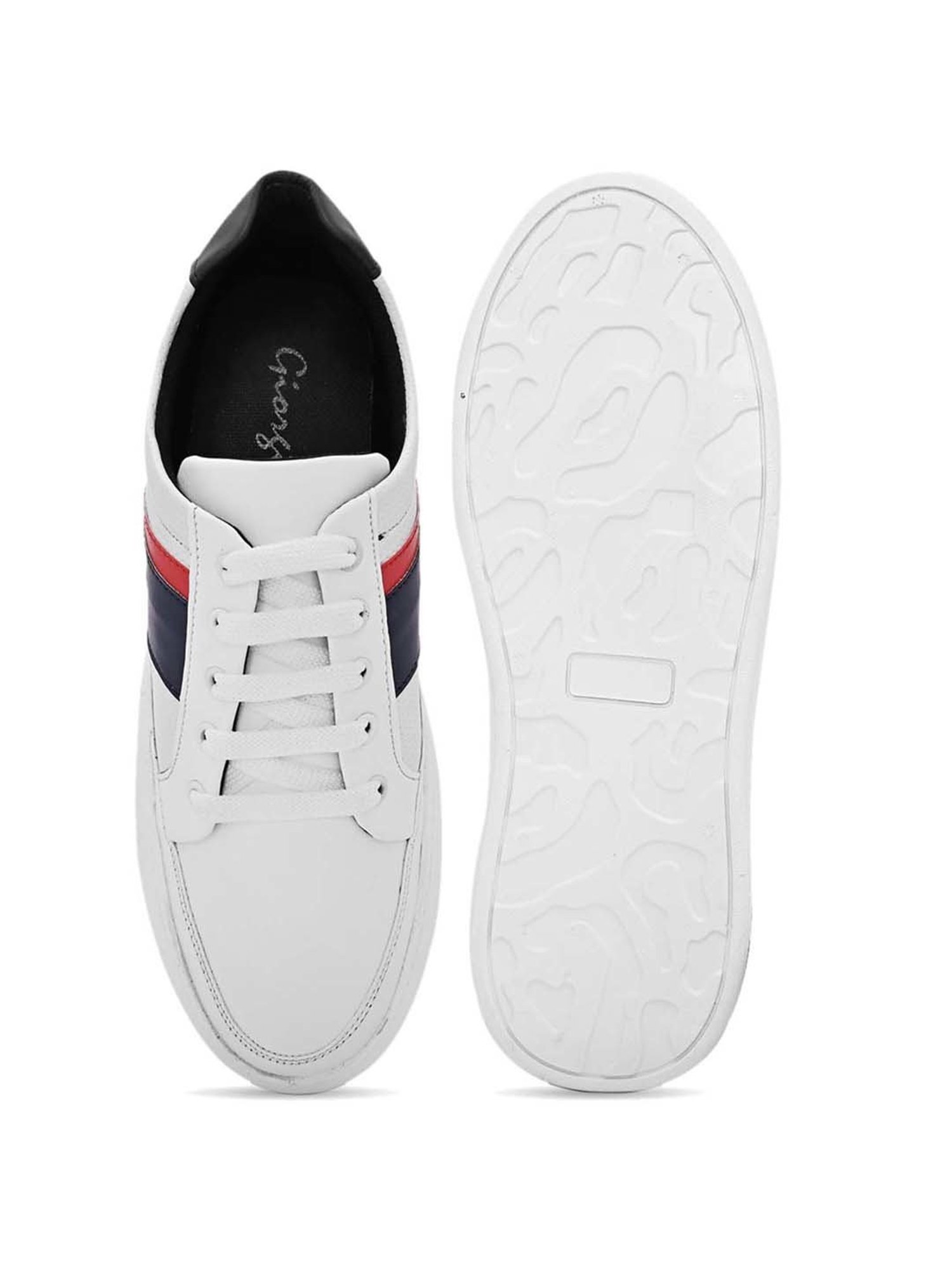 Giorgio Men's White Casual Sneakers