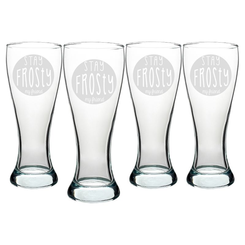 Just Funky Teenage Mutant Ninja Turtles Pizza Party 16oz Pint Glass 4-Pack