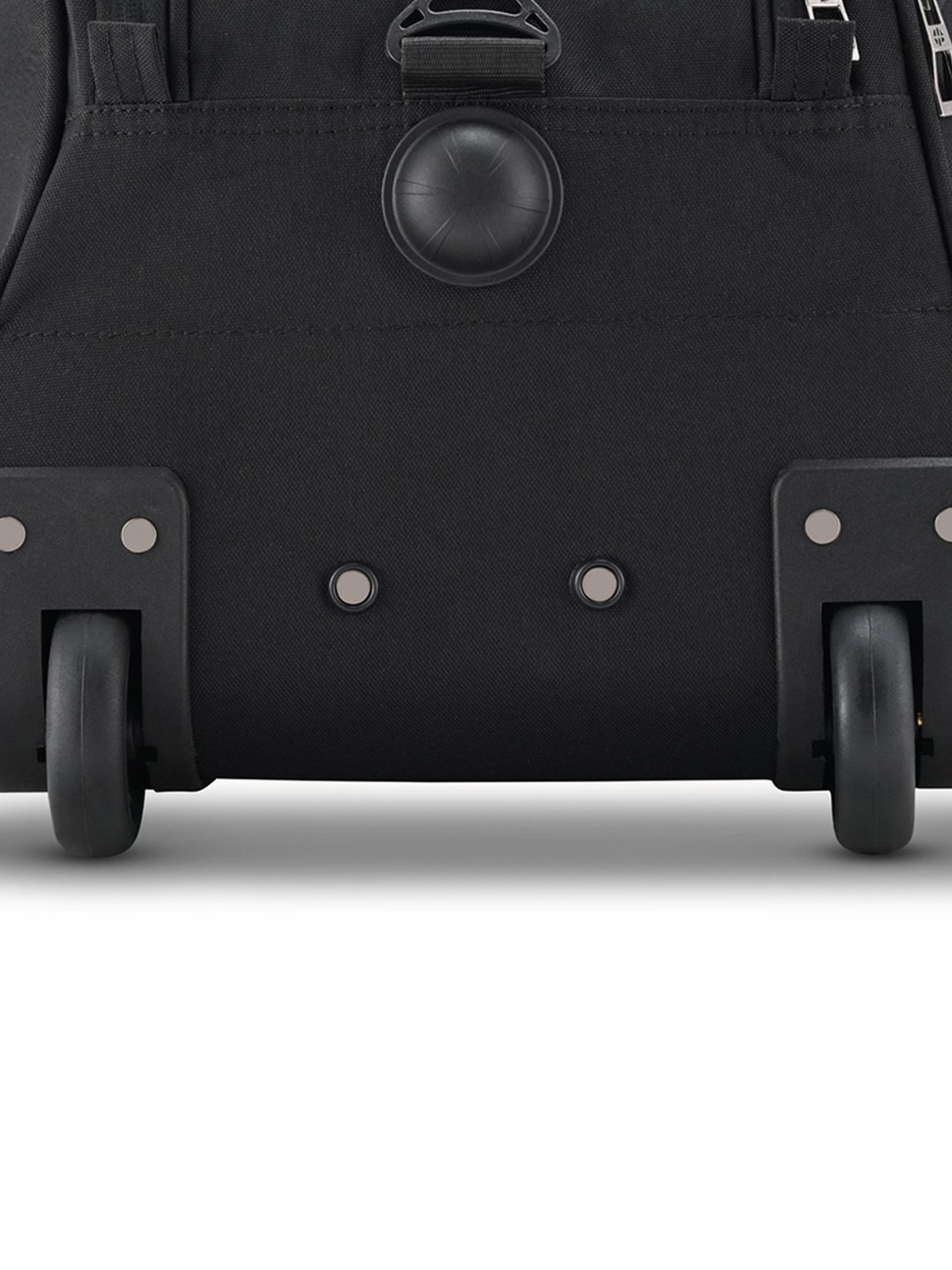 Harissons Black & Green Printed Large Duffel Trolley Bag - 24 inch