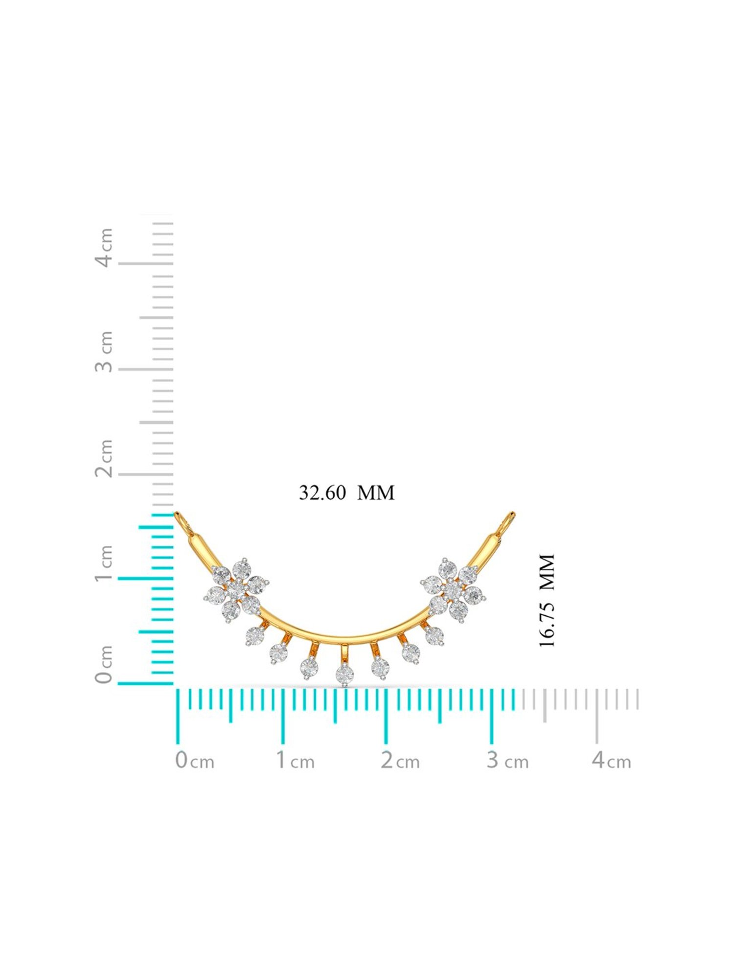 Waman Hari Pethe Jewellers 18k Gold & Diamond Mangalsutra for Women