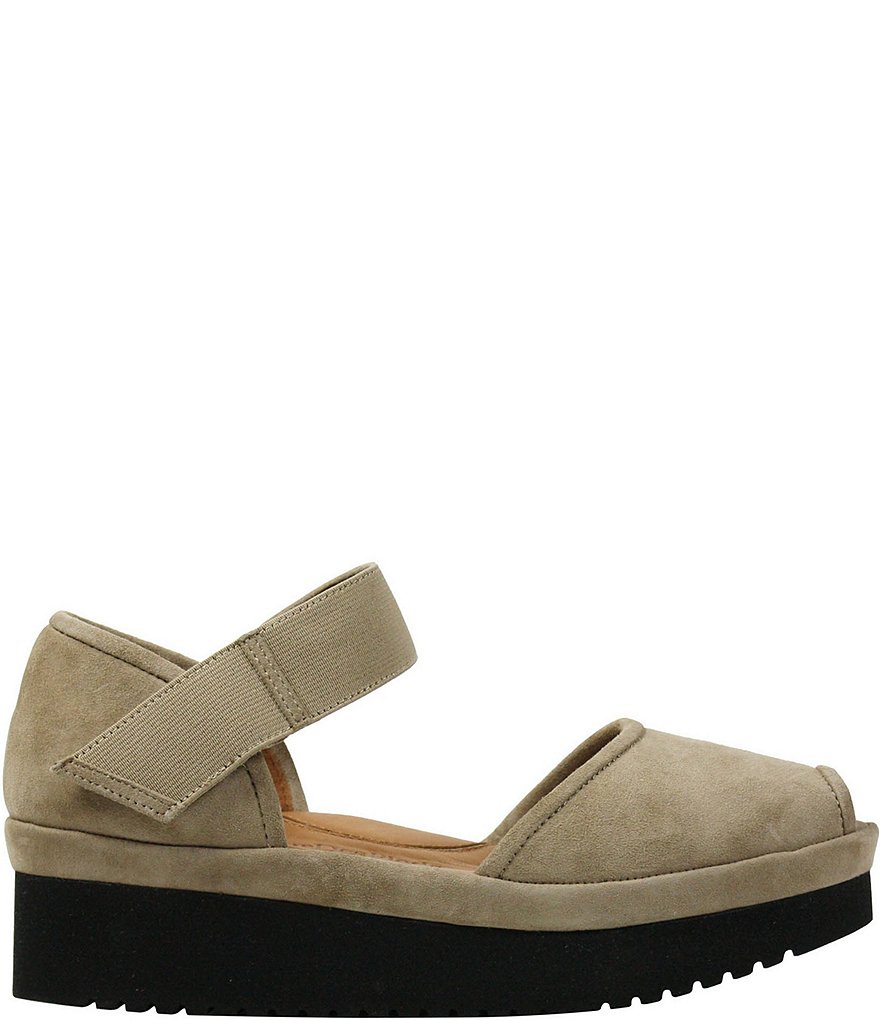 L'Amour Des Pieds Amadour Suede Flatform Sandals
