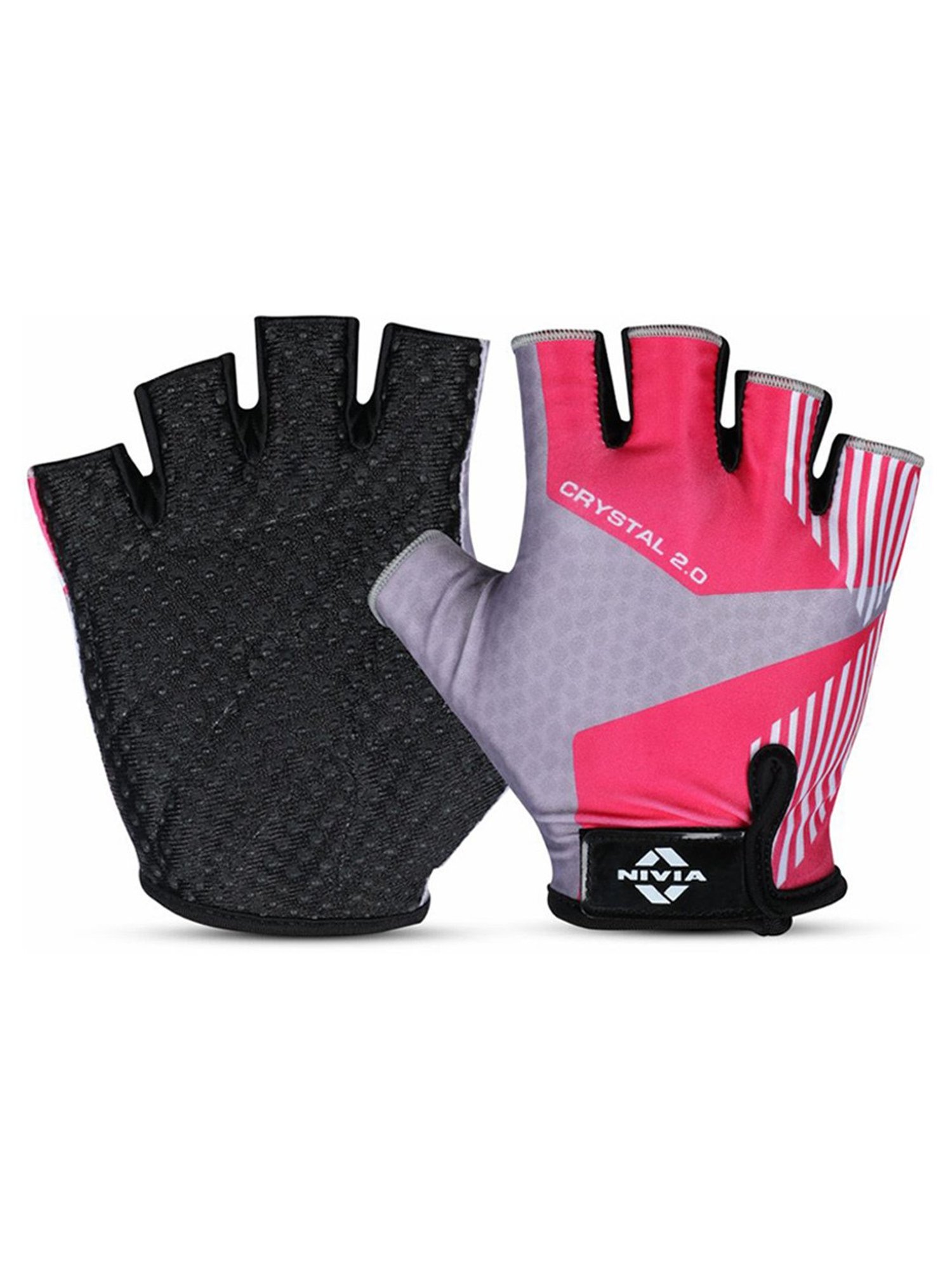 Nivia Crystal 2.0 Gym Glove (Pink) Size - L1