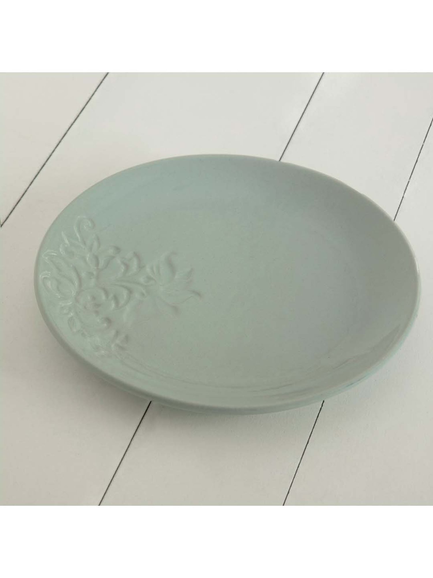 Ellementry 'Upper Crust' Grey Ceramic Side Plate - Set of 1