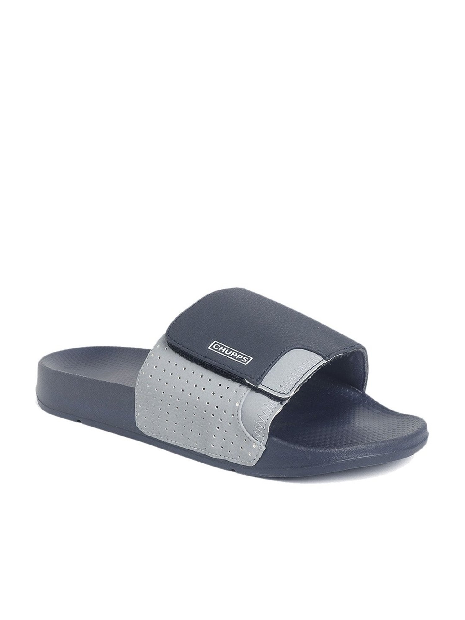 Chupps Men's Navy Slides