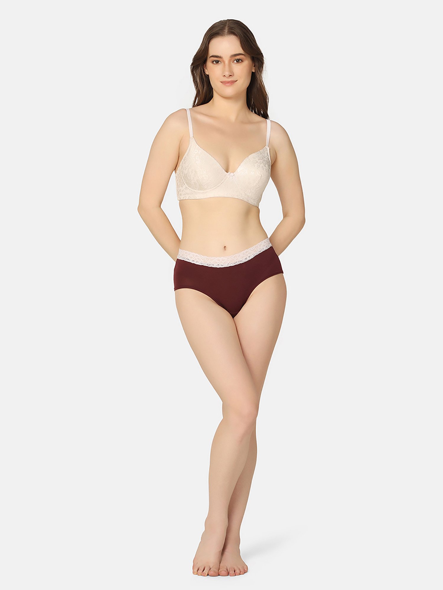 Da Intimo Wine Hipster Panty