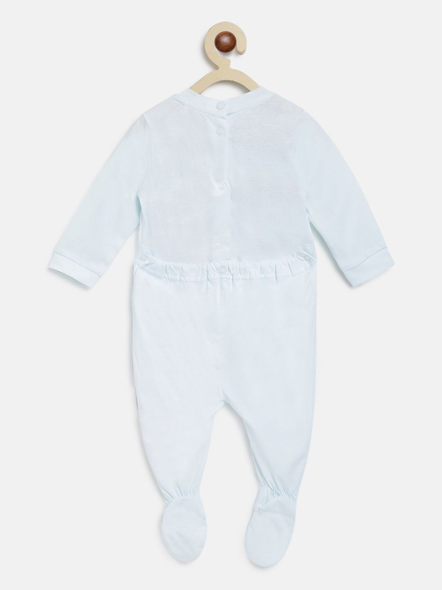 Chicco Kids Light Blue Printed Sleepsuit