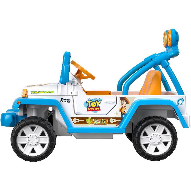 Power Wheels 12V Disney Pixar Toy Story Jeep Wrangler Powered Ride-On