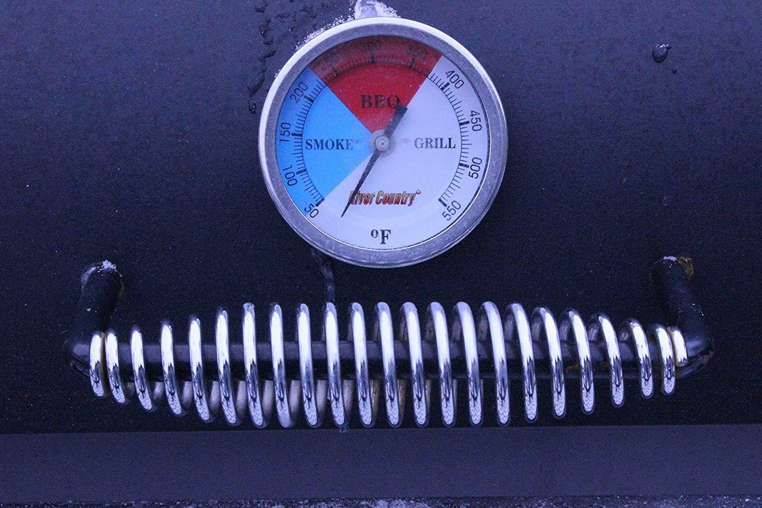 River Country Easy Mount 5" Chrome Spring Grip Handle with Built in Mounting Bracket