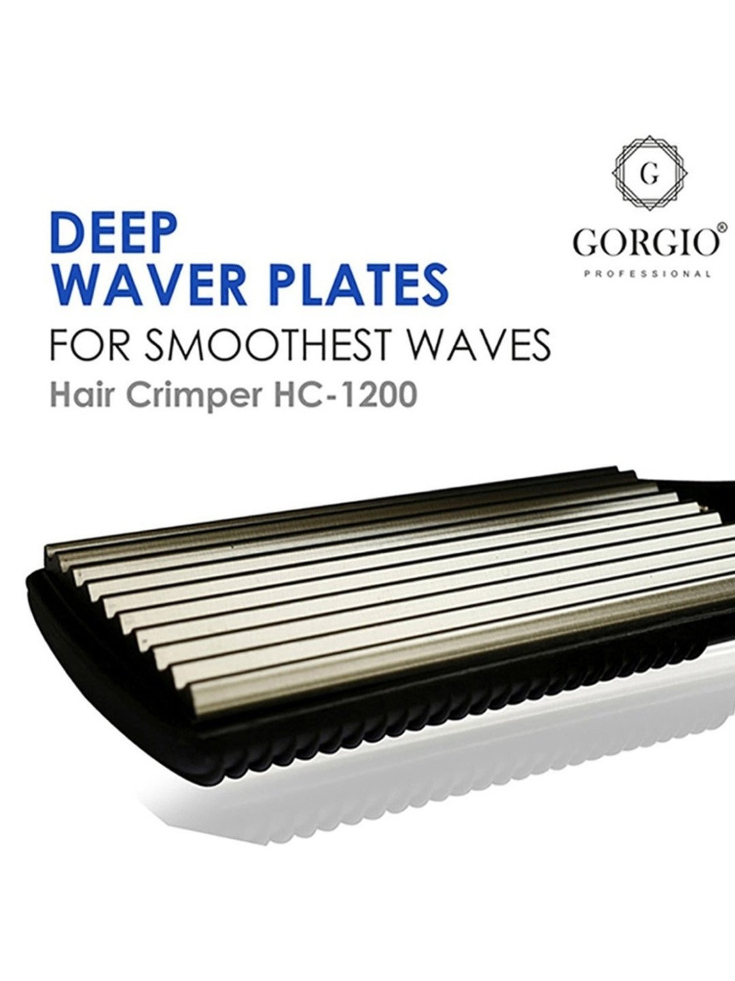 Gorgio Professional HC1200 Hair Crimper (Black)