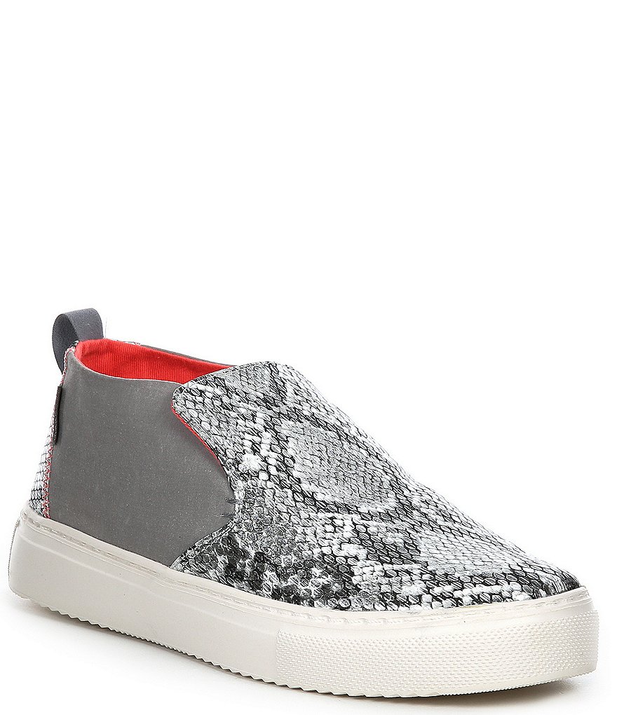 Hey Dude Women's Peyton Snake Print Washable Mid Slip-Ons