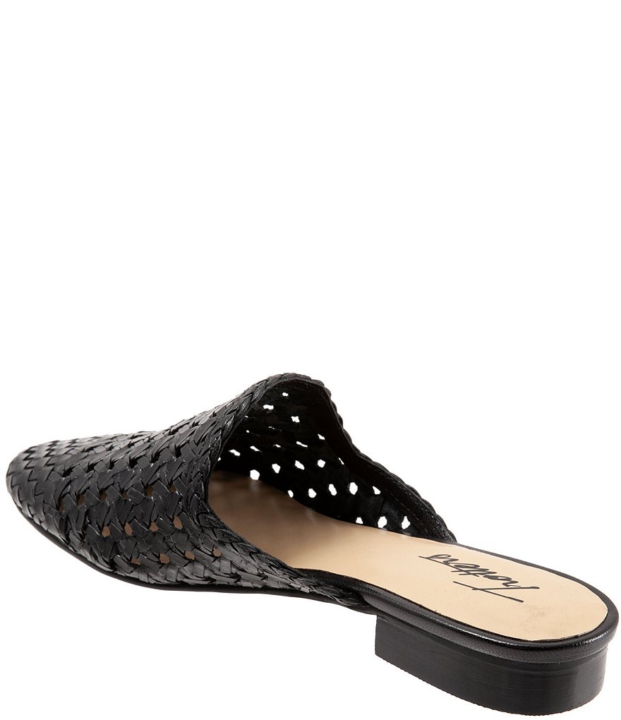 Trotters Leona Woven Leather Mules