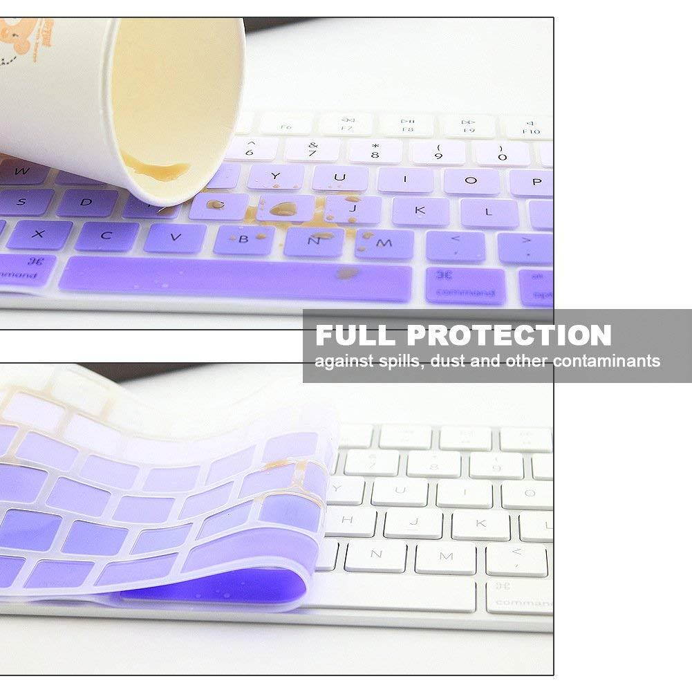 All-inside Ombre Light Purple Cover for Apple Magic Keyboard (MLA22LL/A) with US Layout