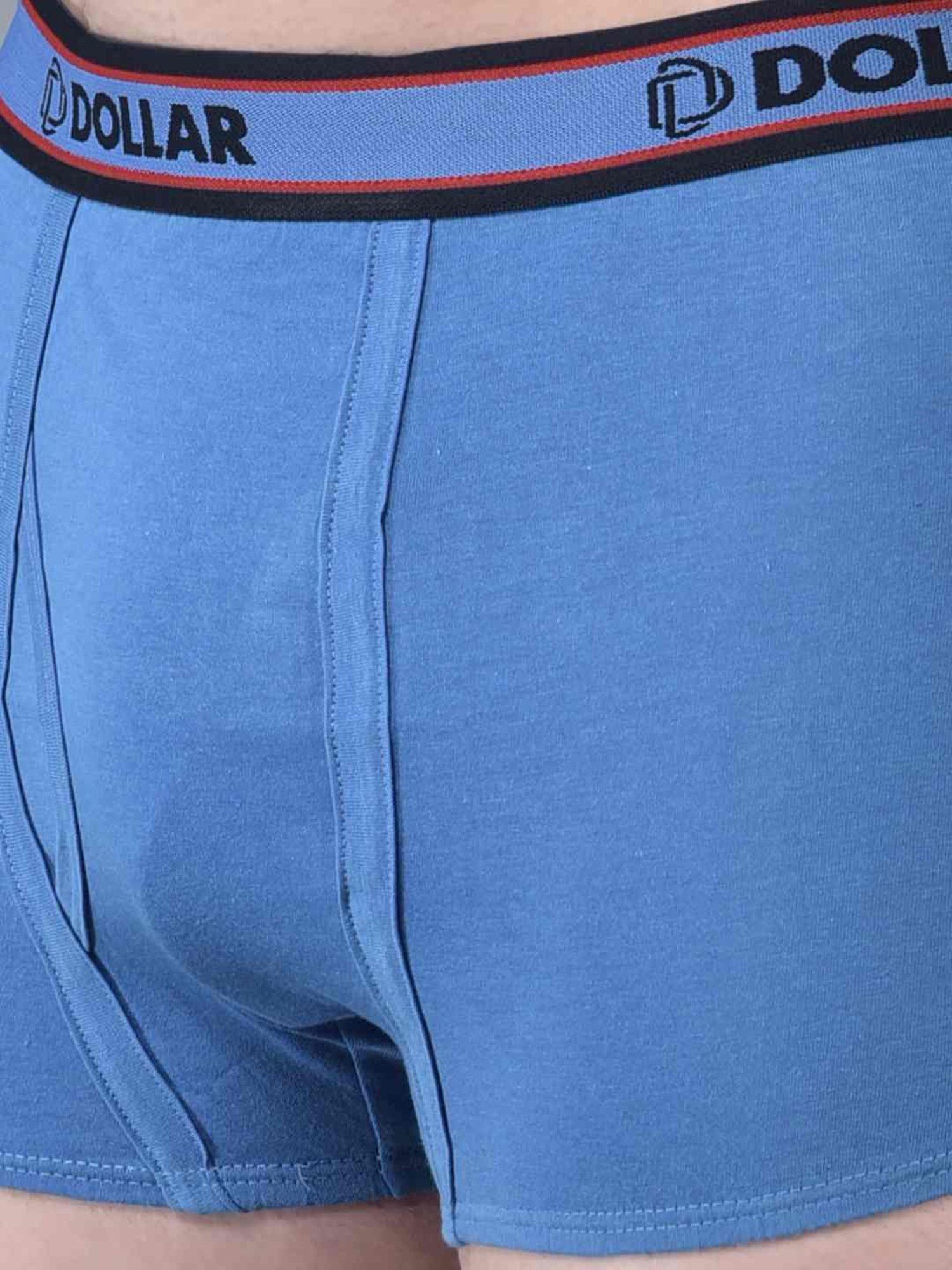 Dollar Bigboss Assorted Cotton Regular Fit Trunks - Pack Of 3